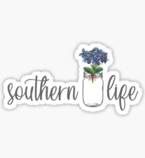 floral Southern Life Sticker