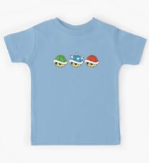 Mario Kart Items- Shells Kids Tee