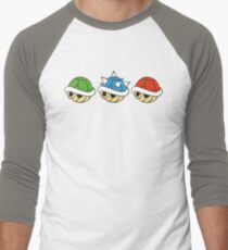 Mario Kart Items- Shells Men's Baseball ¾ T-Shirt