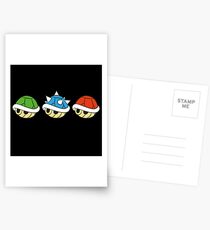 Mario Kart Items- Shells Postcards