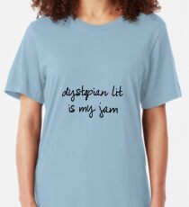 Camiseta ajustada Dystopian encendido es mi jam