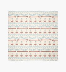 Seamless sea pattern. Vector illustration with marine elements. Scarf