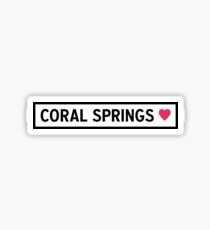 Coral Springs Sticker