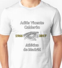 Camiseta unisex Adios Estadio Vicente Calderon Atletico Madrid 1966 2017