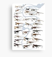 Tyrannosauroid Dinosaurier Leinwanddruck