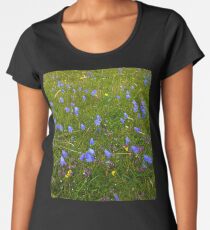 A sea of Harebells, Rossbeg, Co Donegal Women's Premium T-Shirt