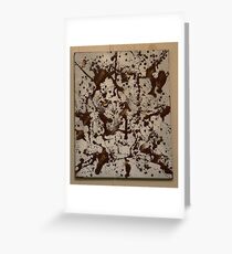 Brown To Silver Greeting Card