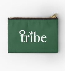 Zufällige Logos (Schwarz / Weiß) - MyCannaTribe Täschchen