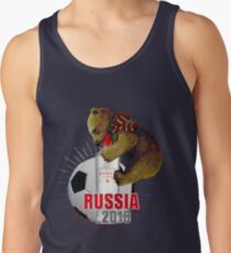 Weltmeisterschaft 2018 Russland mit Wodka-T-Shirt Tanktop für Männer