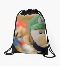 Luigi is the Winner Drawstring Bag