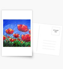Summer Poppies Postcards