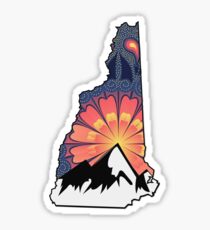 New Hampshire Orange Mt Sticker