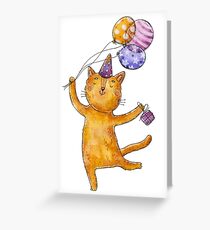 Congratulations cat! Greeting Card