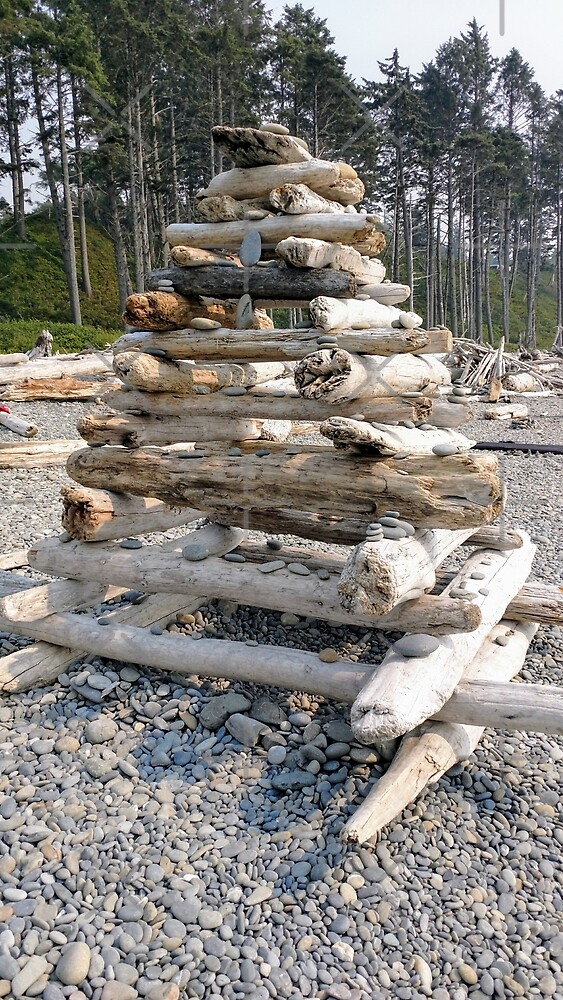 "Driftwood Tower" by KometaMakesArt Redbubble