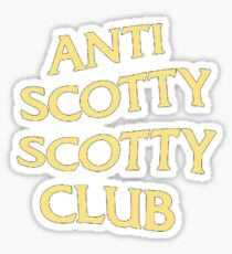 Too much Scotty - David Dobrik yellow Sticker