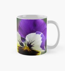 Rose, Stiefmütterchen, Iris und Daisy Collage Tasse (Standard)