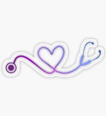 Stethoscope Transparent Sticker