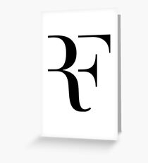 roger federer ranked Greeting Card