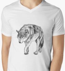 Just a Wolf Men's V-Neck T-Shirt