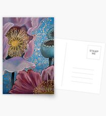 Pink Poppies Postcards