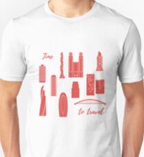 Unusual Japanese architecture. Travel and leisure. Unisex T-Shirt