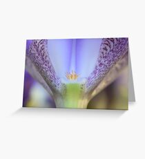 Exquisite iris Greeting Card