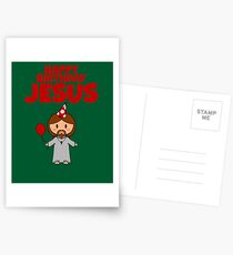 Jesus Happy Birthday Boy Postcards