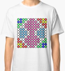Farbiger Punktentwurf Classic T-Shirt