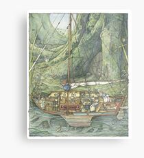 Cutaway of Dustys Boat Metal Print