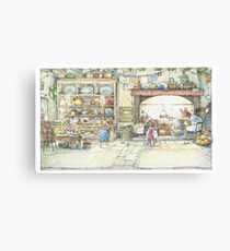 The Kitchen At Crabapple Cottage Canvas Print