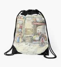 The Kitchen At Crabapple Cottage Drawstring Bag