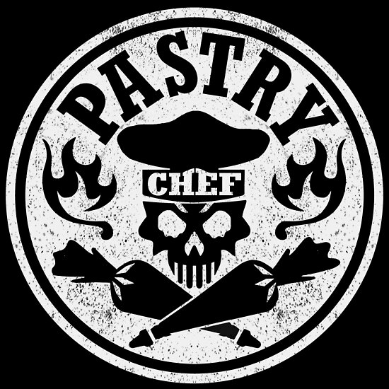 "Pastry Chef Skull Logo" Posters by sdesiata Redbubble
