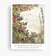 Walk to the High Hills Metal Print