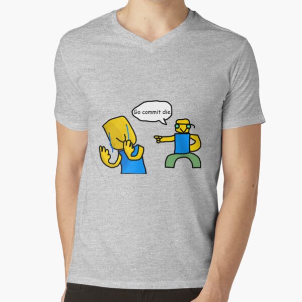 Go Commit Die T Shirts Redbubble - oof roblox death sound meme t shirt by cooki e redbubble