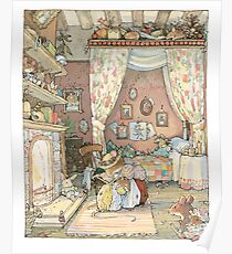 Lady Woodmouse gets Primrose ready for bed Poster