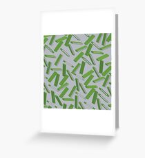3D Pattern X 0.3 Greeting Card