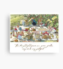 Picnic time Canvas Print