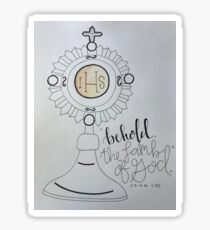 Behold. Sticker