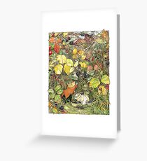 Blackberry picking Greeting Card