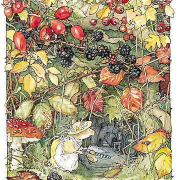 Artwork thumbnail, Primrose at the entrance to the tunnels by BramblyHedge