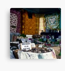 Potato Stall, Farm Gate Market Canvas Print