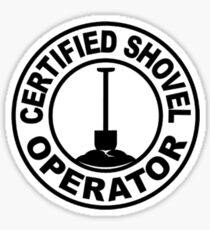 certified shovel operator shirt