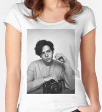 cole sprouse Women's Fitted Scoop T-Shirt