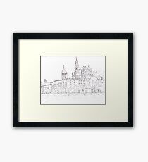 Notre Dame du Rosaire de Lourdes Framed Print