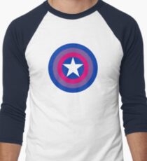 Camiseta ¾ bicolor para hombre Pride Shields - Bi