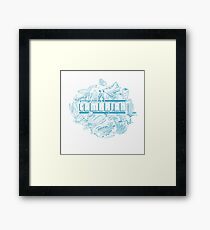 Greetings from the Cambrian! Framed Print