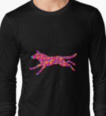Colored Wolf Long Sleeve T-Shirt