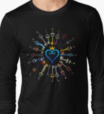 Kingdom Hearts Keyblades Long Sleeve T-Shirt