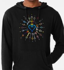 Kingdom Hearts Keyblades Lightweight Hoodie