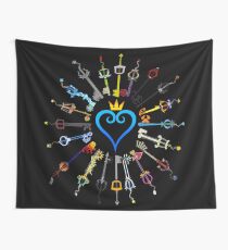 Kingdom Hearts Keyblades Wall Tapestry